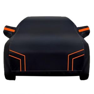 g&eacute;n&eacute;rique bache Voiture Exterieur Compatible avec Ford Ka 2000-2016,Bache Voiture Anti-UV &eacute;tanche &agrave; la poussi&egrave;re Coupe-Vent Anti-Pluie Bache Exterieur (Black Orange) (YIwAcHeN, neuf)