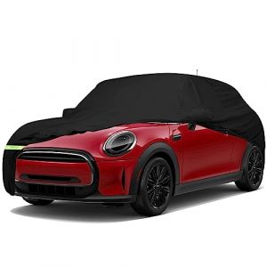 Housse Bache Voiture Exterieur Hiver Remplacement pour Mini Cooper 5 Portes 2002-2021, B&acirc;che Voiture Protection Anti-UV Personnalis&eacute; pour Mini Cooper 2002-2021 (JinsenTGG, neuf)