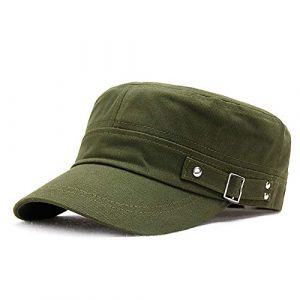 Adantico Homme Armée Militaire Casquette de Baseball Casquette Plate (Vert) (Adantico, neuf)