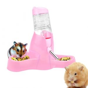 Distributeur d'eau pour hamster &ndash; Bouteille alimentaire automatique, bouteille d'eau anti-goutte, accessoire de cage &agrave; animaux de compagnie longue dur&eacute;e | 80 ml d'eau pour hamster drinker outil pour (jierone, neuf)