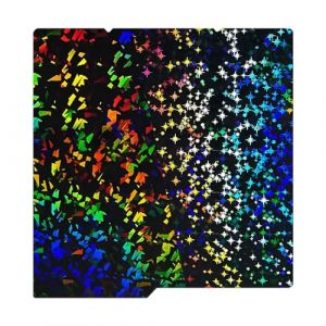 HIKUDIY 264x276 mm Plaque de construction PEF+PEY pour Kobra S1, plateforme Rainbow Confetti PEF+Galaxy PEY, lit chauffant pour l'imprimante 3D Anycubic Kobra S1 Combo (HIKUDIY, neuf)