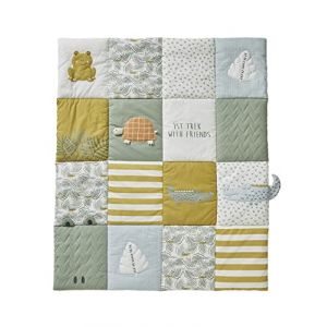 VERTBAUDET Tapis de Sol/Fond de Parc matelass&eacute; Trek Multicolore 100X120 (VERTBAUDET, neuf)