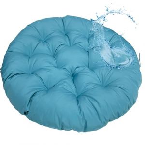 MSNCS Coussin pour Fauteuil Papasan - Rond diamètre 40/50/60/80/100/120 cm épaisseur 10 cm Coussin de Siège Imperméable, extérieur/intérieur - Coussin de Sol pour Meubles de Jardin(Bleu,50x50cm) (geenahont, neuf)