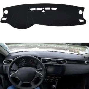 ADOSIA Voiture Tapis Tableau Bord pour Dacia Duster 2023+,Tableau Couverture Protection Solaire Antid&eacute;rapante Pare Soleil Anti D&eacute;rapants Int&eacute;rieur Accessoires,Right Rudder-Black (HuHeHaoTeShiJinTingYiShangMaoYouXianZeRenGongSiOZ, neuf)