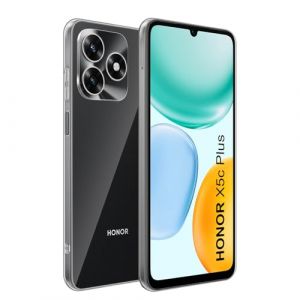 HidWee Coque Compatible avec Honor X5c Plus 4G Coque, Anti Rayures, Anti Jaunissement, Antichoc, Housse Etui en Transparent Silicone TPU Souple Case - Transparent (VivaStore FR, neuf)