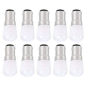 Fafeicy Lot de 10 Ampoules LED 1,5 W, Culot B15, 230 V, en Verre, Confort Visuel, sans Scintillement, pour &eacute;clairage D'armoire, Camping-car ou Maison (Mingsinc, neuf)