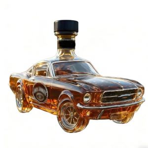 Carafe &agrave; whisky 300 ml, carafe voiture de course, th&egrave;me voiture 3D cr&eacute;atif, d&eacute;coration en verre pour bar maison et f&ecirc;te A (FGJRRG, neuf)