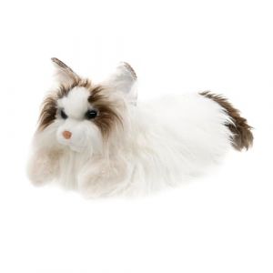 Onmygogo Pantoufles Fantaisie pour Femme Hommes en Forme Chat, Chaussons d'hiver en Peluche Adulte(Ragdoll,41-44 EU) (Onmygogo, neuf)