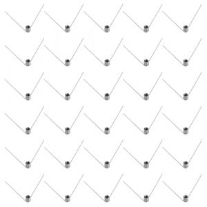 VooGenzek 30 Pi&egrave;ces 0.5 * 5.0 mm 60&deg; Ressort de Torsion, Ressorts de Torsion en Acier Inoxydable, Angle de Ressort en Forme de V, pour Le Travail du Bois de Bricolage, Meubles, Projet de R&eacute;paration (VooGenzek, neuf)