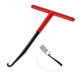 WeddHuis Tire Ressort Outil,de Ressort D'&Eacute;chappement,D'Extraction de Ressort de Poign&eacute;e,&agrave; Ressort en T,Ressort Echappement pour B&eacute;quille Moto,Collecteur D'Echappement,Tondeuse,Outils pour Moto (UAB LIDMIBI LT, neuf)