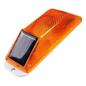 Lumière d'avertissement solaire - Lumière d'avertissement stroboscopique solaire, lampe de sécurité solaire | Balise clignotante LED, lumière d'avertissement étanche, feux de signalisation super (linlumh, neuf)