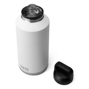 YETI Rambler Bottle Chug, Vacuum Insulated Stainless Steel Bottle with Chug Cap, White, 64 oz (1.9 L) (YETI Europe, neuf)