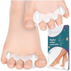 HALUTO Premium Ecarteur orteil - Correcteur hallux valgus - Separateur orteil - Redresseur orteil - Correcteurs d'orteils - Toe spacer (Simon78000, neuf)