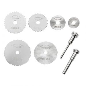 6 Pi&egrave;ces Lame de Scie Sauteuse,Bois Circulaire Mini Disque Meuleuse Table Outil Metal Perceuse Outils Aff&ucirc;teuse Accessoires,pour Cutter Disqueuse Rasoir Visseuse D&eacute;coupe Main Oscillante Rotatif Set (CARTOLOGY DIRECT S.R.L., neuf)