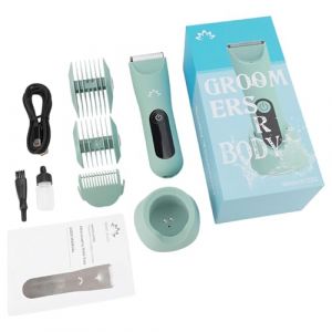 Tondeuse &agrave; cheveux corporelle &eacute;tanche pour hommes et femmes Utilisation s&egrave;che humide Bikinis Tondeuse avec station de charge USB T&ecirc;te de lame en c&eacute;ramique Tondeuse pour femmes (guangzhouzhifangkejiyouxiangongsi, neuf)