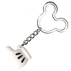 Disney Mickey - Porte-cl&eacute;s avec boule d'ic&ocirc;ne Emoji (AS-Discount, neuf)