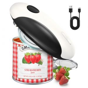 MERTTURM USB-C Rechargeable Automatique Ouvre-bo&icirc;te &Eacute;lectrique, Op&eacute;ration One-Touch & Levage du Couvercle Magn&eacute;tique & Coupe en Douceur & Facile &agrave; Utiliser pour Les Seniors/Enfant/Arthrite/Cuisinier (MUYO DIRECT, neuf)