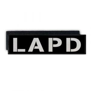 Copytec &Eacute;cusson dorsal LAPD Police Dos Police 28 x 7 cm #40986 (ALFASHIRT, neuf)