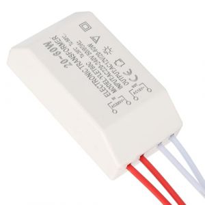 Transformateur &eacute;lectronique 220 V vers AC 12 V, Alimentation 20-60 W, Convertisseur Abaisseur pour Applications Basse Tension, adapt&eacute; aux Lumi&egrave;res LED et Plus (Gorgeri, neuf)