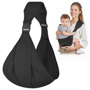 AOOWU Porte B&eacute;b&eacute;, Portable Confort Echarpe de Portage Bebe, Portable Echarpe de Portage Bebe, Porte-B&eacute;B&eacute; Ergonomique Et Pratique, Pour Porte-B&eacute;b&eacute; Nouveau-N&eacute;s et Tout-Petits Jusqu'&agrave; 15Kg (Aixhe, neuf)