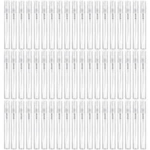 SENENQU Lot de 120 Échantillons 5ML Vide Spray, Mini Flacons Vaporisateurs Parfum en Plastique Transparent, Portable de Voyage (SENENQU, neuf)