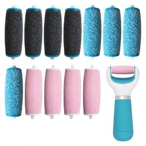 Recharge pour Scholl Rapeuse Electrique, 12 Pièces Recharge Rapeuse pour Scholl, Rech arge Rouleau pour Sch oll Pieds pour Pedicure Piéd Electrique,Rape Pi éds,Soins des P iéds Sains (ZhiTaoKe, neuf)