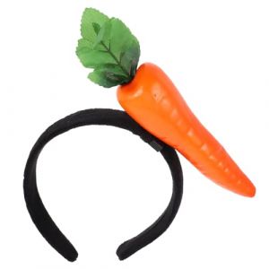 TOYZFRIENDY Bandeau T&ecirc;te de Carotte Peluche pour Gar&ccedil;on Fille Accessoire Cheveux Gar&ccedil;on Fille F&ecirc;te de P&acirc;ques Costume Fruit Amusant et Original (Muliuin, neuf)