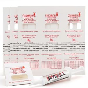 Novokill Set Anti-Cafards | 9 Pi&egrave;ges Premium + 1 Gel Professionnel | Produit Insecticide Puissant Contre Nuisibles (k&aelig;ferling, neuf)