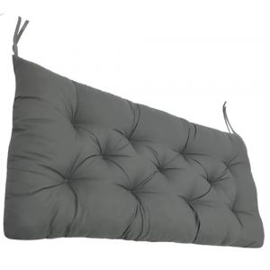 ZZDZW Coussin De Banc 8 Cm &Eacute;pais - Coussin avec Attaches pour Banc,Coussins Tabouret, Gradin, Estrade & Banquette | Int&eacute;rieur/Ext&eacute;rieur | Jardin, Cuisine, Bureau(Gris fonc&eacute;,100x50cmx8cm) (Pooneeliff, neuf)