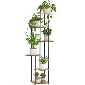 Digtokore Support pour plantes d'int&eacute;rieur, 6 niveaux de hauteur, &eacute;tag&egrave;re pour plantes, &eacute;tag&egrave;re d'angle pour pots de fleurs, &eacute;tag&egrave;res en m&eacute;tal pour plusieurs plantes (Digtokore, neuf)