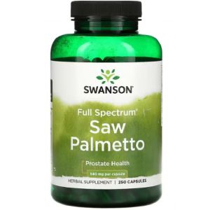 Swanson - Full Spectrum Saw Palmetto 540mg | Soutien Naturel pour la Prostate, 540 mg - 250 G&eacute;lules (PureWelt, neuf)