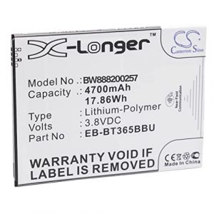 vhbw 1x Batterie Compatible avec Samsung Galaxy Tab SM-T360UD, SM-T365, SM-T365F0, SM-T390, SM-T390N, SM-T395, SM-T395N Tablette Pad (4700mAh, 3,8V, Li-polym&egrave;re) (ElectroPapa, neuf)