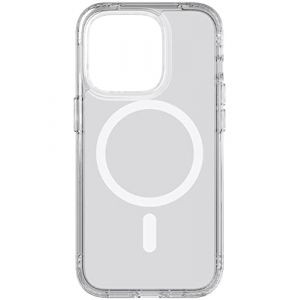 Tech 21 Evo Clear Coque pour iPhone 14 Pro, Compatible avec MagSafe, &Eacute;tui de t&eacute;l&eacute;phone de Base, Antimicrobien, Transparente, Prot&eacute;ger des Chutes: 3.6m (E.W.White Trading, neuf)