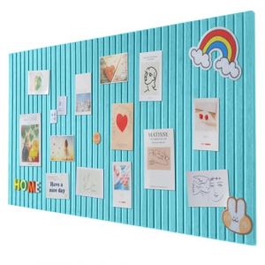 Grand tableau d'&eacute;pingles de 120 x 90 cm, grande plaque de li&egrave;ge, mur d&eacute;coratif en li&egrave;ge en feutre, 0,9 cm d'&eacute;paisseur, tableau photo pliable avec ruban adh&eacute;sif autocollant, tableau d'&eacute;pingles (yjspbsm-shop, neuf)