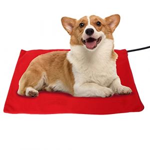 Coussin Chauffant pour Animaux domestiques Tapis Chauffant pour Chien Timing Température réglable Coussin Chauffante sûre Couverture Chauffant pour Chien Chat Lapin EU (Entatial, neuf)