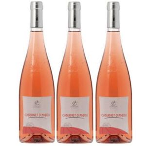 Cabernet d'Anjou d'exception 11% ros&eacute; demi sec 2024 AOC, 3 x 75cl. (VINACCUS, neuf)