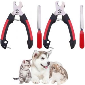ZDL Coupe Griffe Chaton Coupe Griffes Chien Coupe Griffes Chat Coupe Ongle Chat Inoxydable,2 pièces Coupe Griffe pour Chiot Chaton Petits Animaux (chusai, neuf)