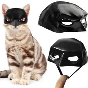 KUMSODE Masque de Batcat Masque de chat pour chats Masque de chauve-souris 3D Masque de Batman drôle Costume de chapeau de chat Masque de chauve-souris Halloween Cosplay Costume de fête (GuangZhouZiYueXianShangMaoYouXianGongSi, neuf)