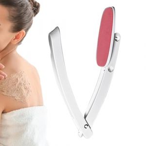 Applicateur de lotion à long manche pour le dos 35 cm, applicateur de crème pour le dos, pliable, facile à laver, brosse douce pour le corps, brosse à récurer le dos, aide à la salle de bain pour (LiQidianpu, neuf)