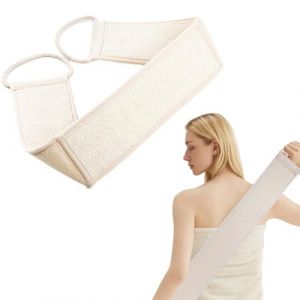 Loofah Exfoliante Gratte-dos, Éponges Exfoliant Luffa Naturelle, Bande Exfoliante, Sangle Lave Dos, Eponge Exfoliante Dos, Brosses de Douche Luffa, pour Salle de Bain et Douche (Rfervgauk, neuf)