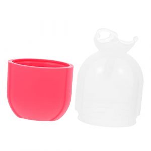 SAFIGLE Moule Silicone pour Massage Visage Outil de Beauté avec Roller Glaçon pour Soin Peau Pratique et Durable pour Détendre Tissus et la Circulation Sanguine Couleur Rose (Grand Di, neuf)