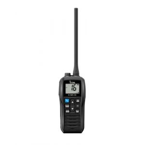 ICOM IC-M25 Euro EVO Marine VHF Radio &ndash; Fine, flottante et &eacute;tanche avec chargement USB-C | Radio bidirectionnelle portative, longue dur&eacute;e de vie de la batterie &ndash; Pour voile, kayak, jet ski, s&eacute;curit&eacute; (ROLAC. EU, neuf)