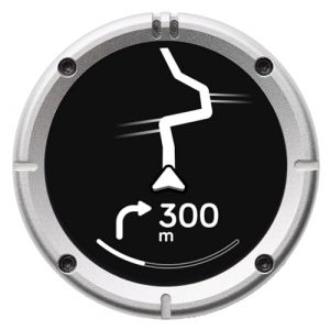Beeline Moto II Metal Dispositif de navigation pour motos | Navigation mondiale | Interface mini-carte | Autonomie de 14 heures | IP67 étanche et antichoc | Chargement USB-C avec support de sangle (T-DataElectronics, neuf)
