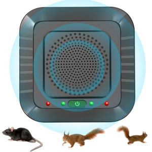 OBEST R&eacute;pulsif &agrave; ultrasons pour souris, couverture &agrave; ultrasons 360&deg; pour repousser les rongeurs et les oiseaux, appareil silencieux &agrave; haute fr&eacute;quence pour repousser les rongeurs, convient pour les (YF2019, neuf)