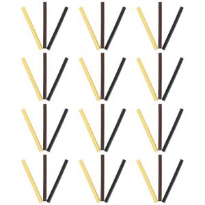 Ipetboom Lot de 36 bâtonnets de colle kératine pour pistolet à colle, idéaux pour la réparation d'extensions et la fixation de perruques. Mini bâtonnets thermofusibles pour la fusion à chaud, (hikarish, neuf)