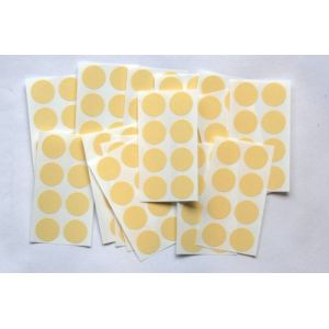 Lot de 135 autocollants ronds Multicolore beige (Minilabel, neuf)