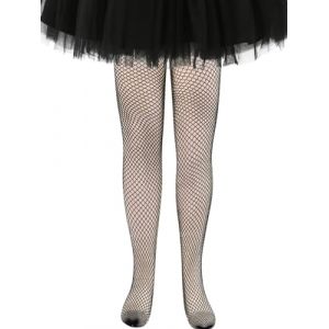 LOLANTA 2-Pack Collants R&eacute;sille Filles, Collants Strass &Eacute;tincelants pour Enfants Bas de Concours de Danse, Noir moyen, 8-13 ans, XL (LOLANTA, neuf)