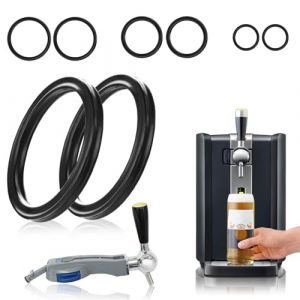 Ancable Joints toriques Kit d'entretien compatible avec machine &agrave; bi&egrave;re Philips Perfect Draft HD3600 HD3610 HD3620 HD3720 - Kit de joints pour robinet, baril, poign&eacute;e et embout (8 pi&egrave;ces) (Ancable Euro Direct, neuf)