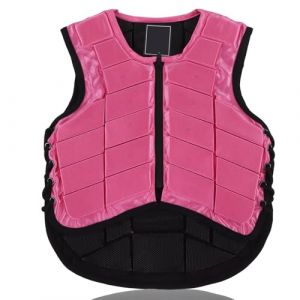 Gilet équestre pour enfants, gilet de protection équestre unisex rembourré équitation équipement de protection équitation formation Gilet de sécurité, Gilet de cavalier sûr pour les garçons et les (Wongsington, neuf)