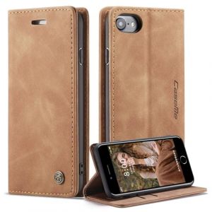 Ottcooed Coque pour iPhone SE 2022/2020, pour iPhone 8 / iPhone 7, Etui Protection Housse Premium en Cuir PU, Emplacements Cartes Magn&eacute;tique Pochette de Portefeuille Flip Case pour iPhone 8 - Marron (Ottcooed EU, neuf)